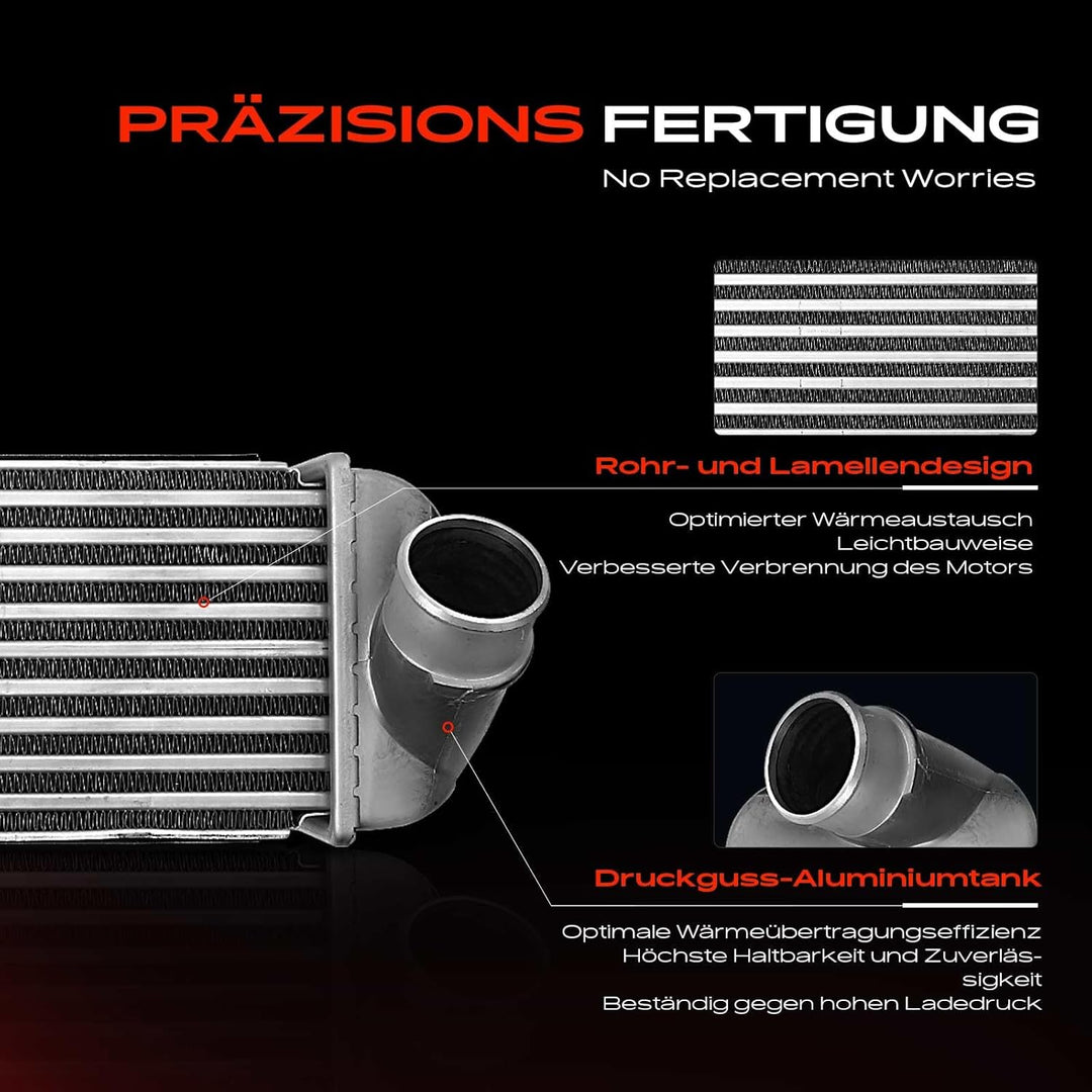Frankberg Ladeluftkühler Turbokühler Kompatibel mit Santa Fé III DM DMA 2012 Sorento II XM 2.0L 2.2L
