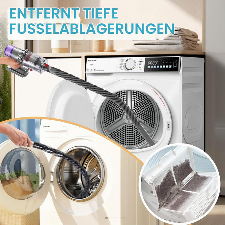 Fugendüse für Dyson V15 V12 V11 V10 V8 V7 V6, Flexible Crevice Düse, Flache Saugdüse, zum Entfernen