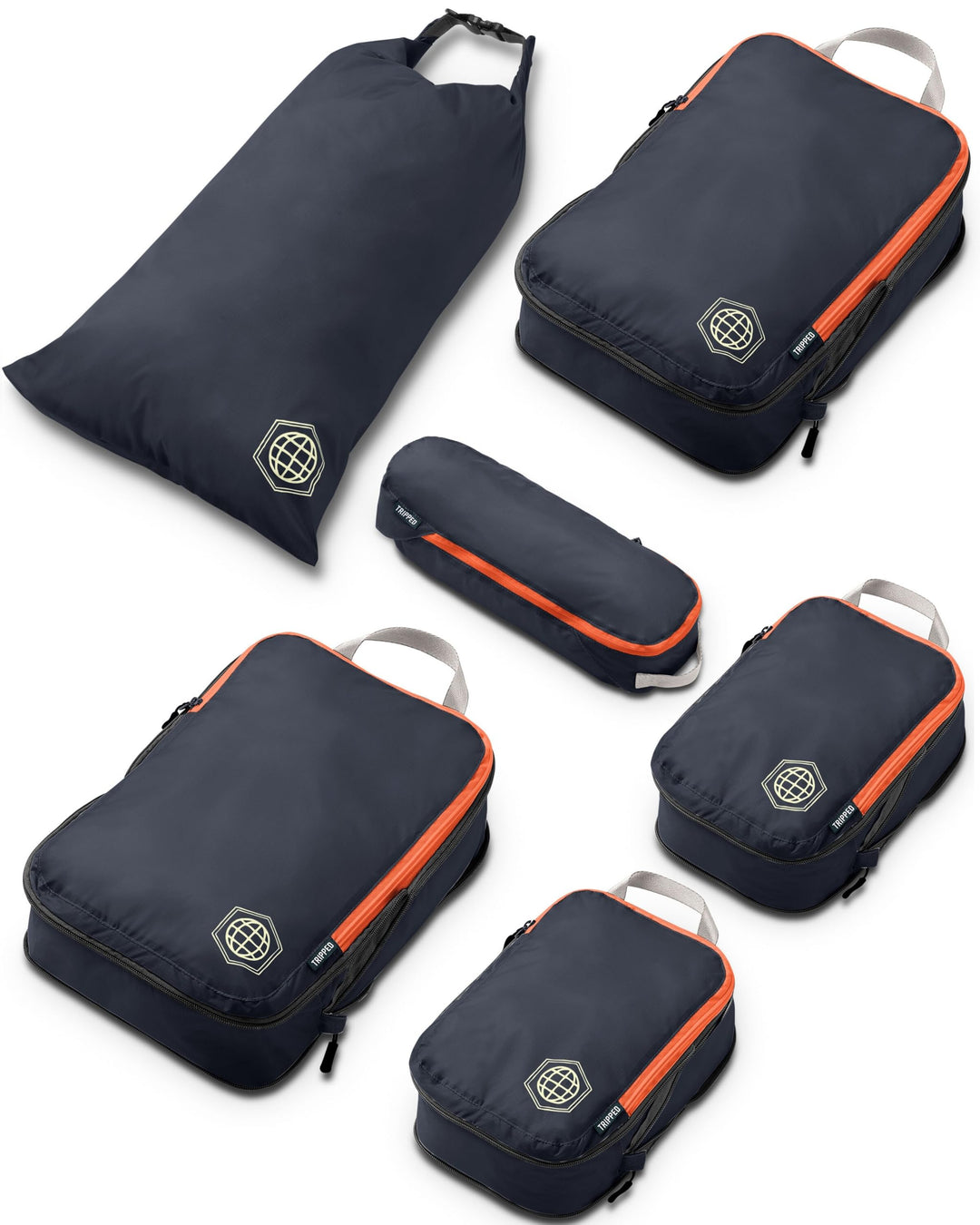 Kompressions-Packtaschen für carryon travel-lightweight stolperten mit Koffer Organizer-Taschen mit