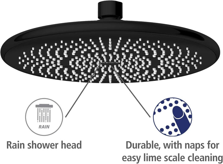 WENKO Wasserspar Regenduschkopf Watersaving, wassersparende Universal-Kopfbrause mit nachhaltigem Wa