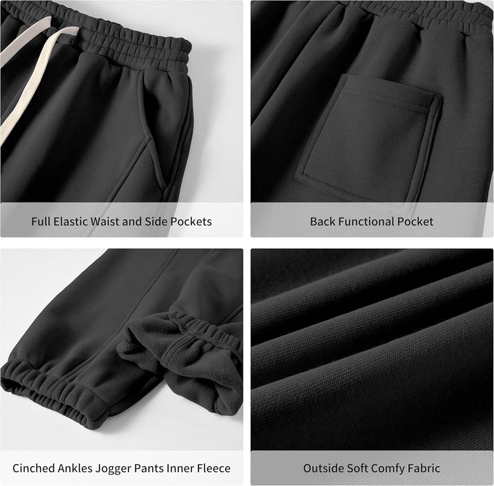Rolanko Jogging Hose für Mädchen, Baumwoll Fleece Sport Joggers Trainingsanzug mit Mehreren Taschen