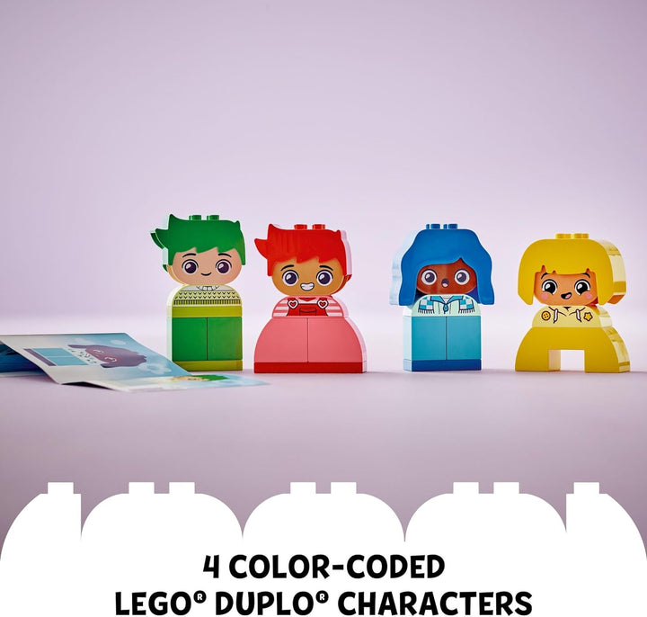 LEGO DUPLO 10415 Meine ersten grossen Gefühle und Emotionen, interaktives Spielzeug, farbige Baustei