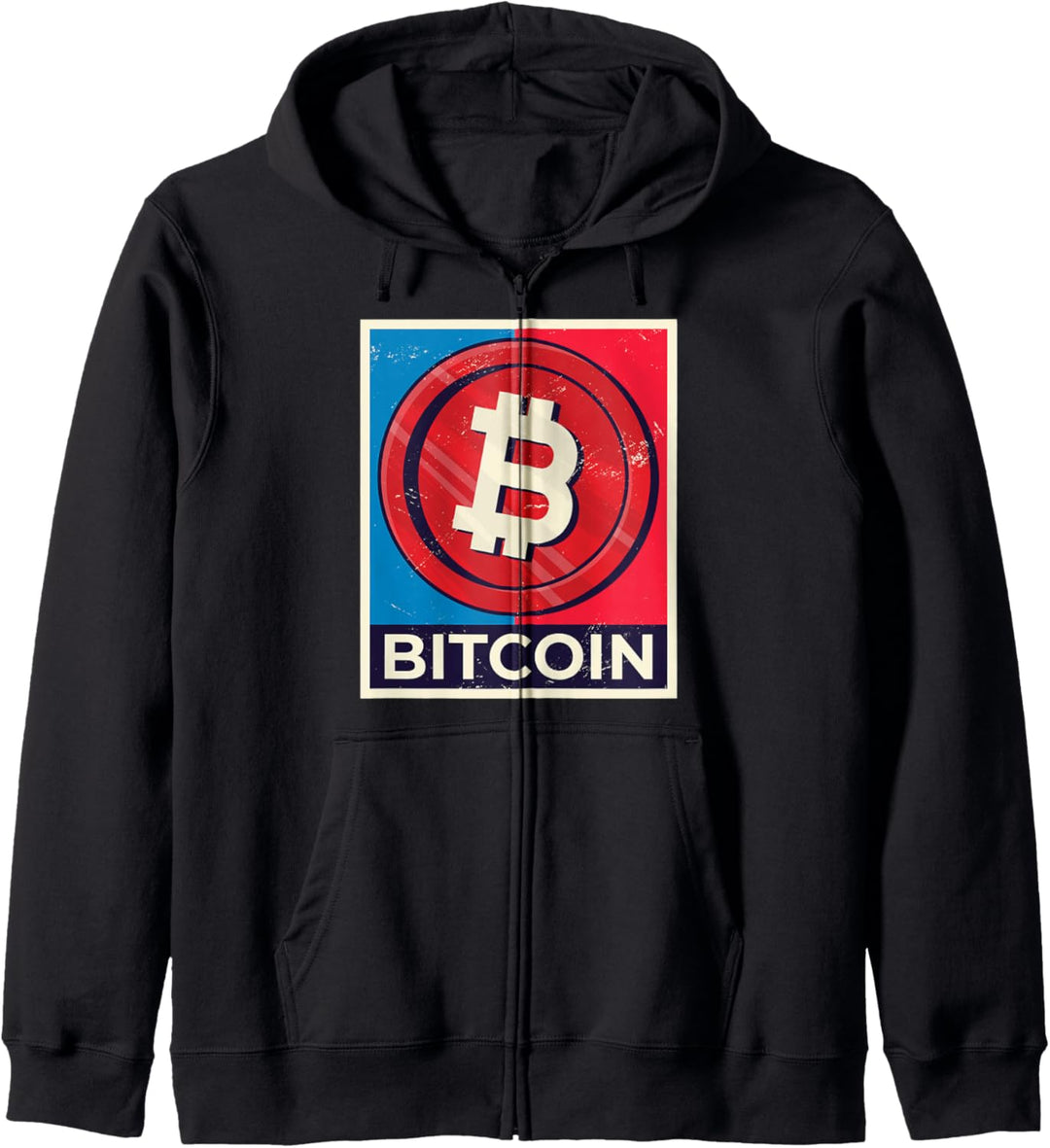 Bitcoin BTC Crypto Cryptocurrency Kapuzenjacke