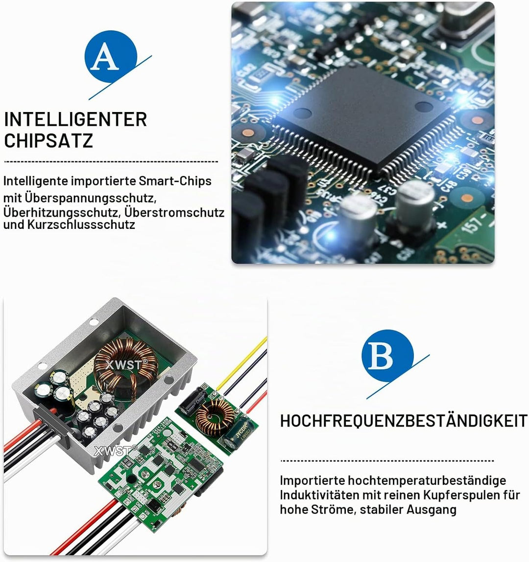 DC 9-36V 12V 24V auf 12V Converter Spannungswandler 5A 60W Auto Netzteil Wandler Konverter Transform