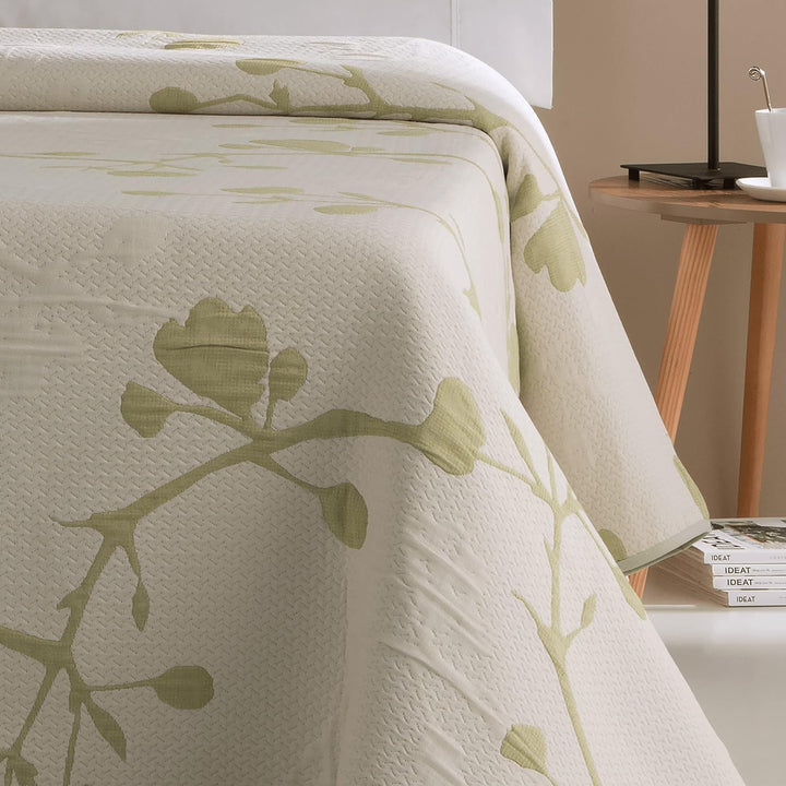 VIALMAN Viper Tagesdecke Bouti, leicht, 150 x 190 cm, Grün 150x190 cm Grün, 150x190 cm Grün