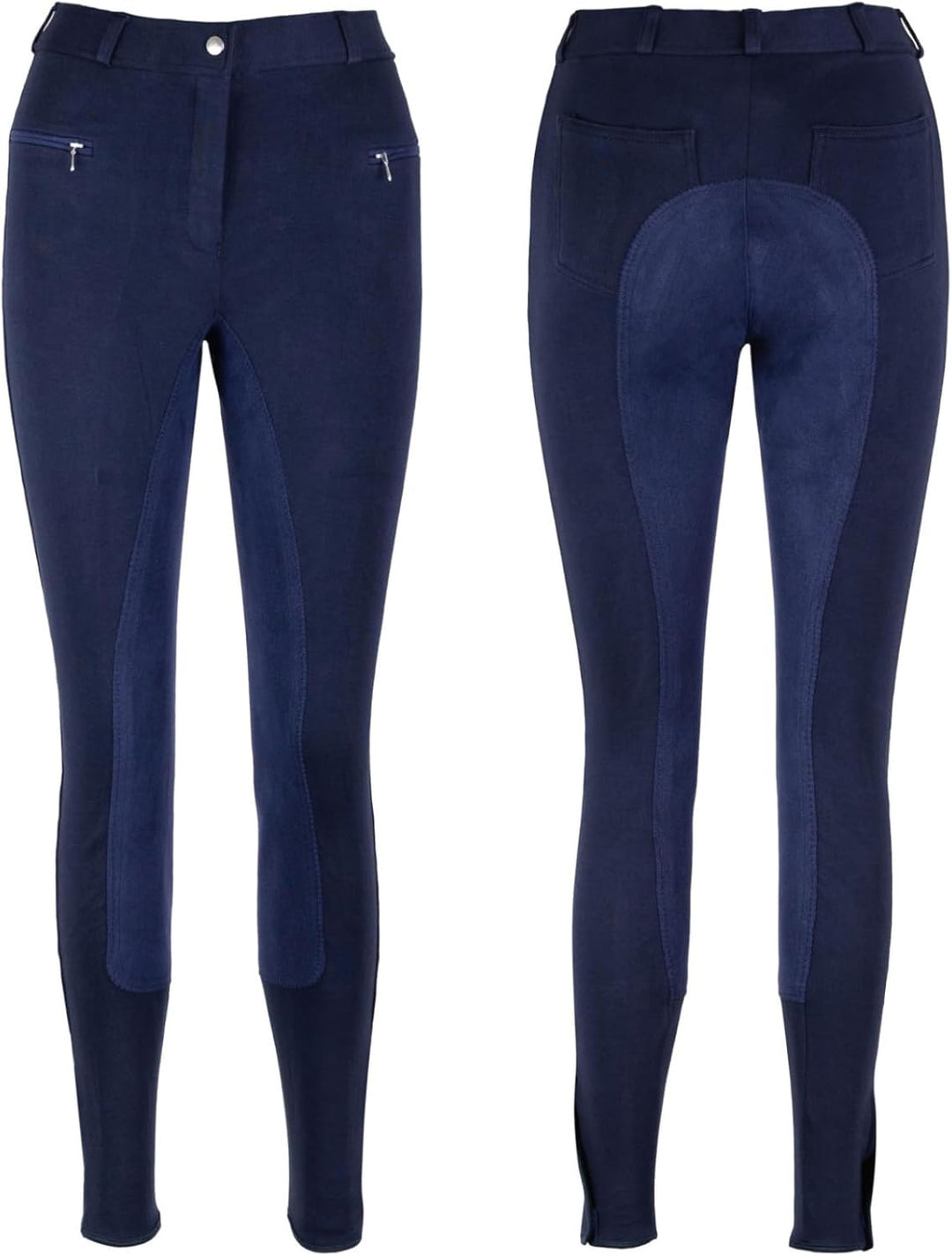 RL24 - Kinder Reithose Vollbesatz Basicline | Vollbesatz-Reithose für Kinder – Reiterhose 86 Dunkelb