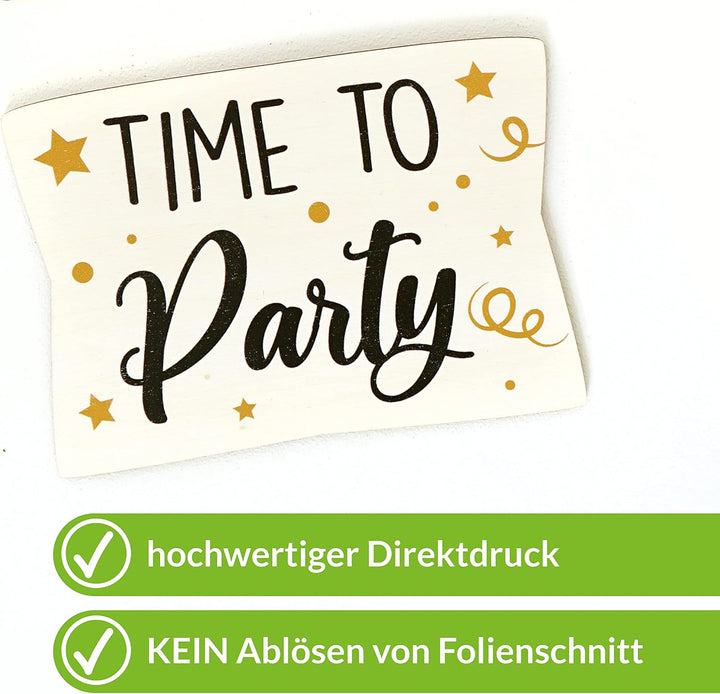 Holzura Hochzeitsdeko Fotobox Accessoires Hochzeit Requisiten, Schilder Holz mit Sprüchen, Wedding P