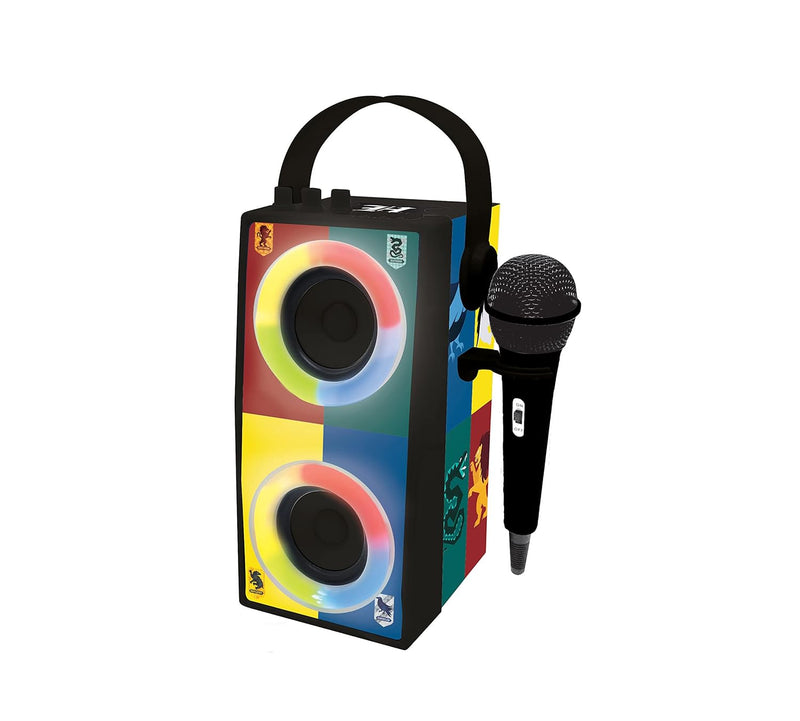 Lexibook BTP180HPZ Harry Potter-Tragbarer Bluetooth-Lichtlautsprecher mit Mikrofon, Stereoanlage, Li