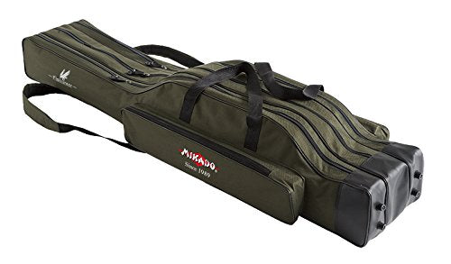 Mikado Rutentasche 2/3 Fächern Rutenfutteral Angeltasche viele Varianten! 1,2-1,6m 150cm/3 Kammern/U