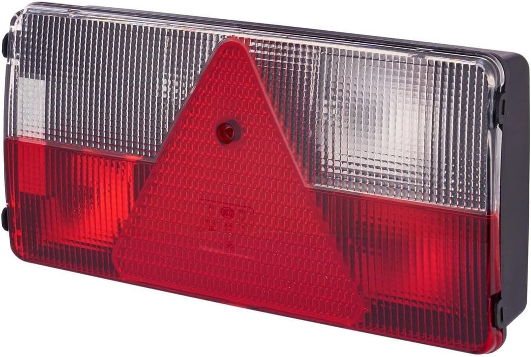 HELLA - Heckleuchte - Glühlampe - 12V - geschraubt/Anbau - Lichtscheibenfarbe: transparent - Stecker