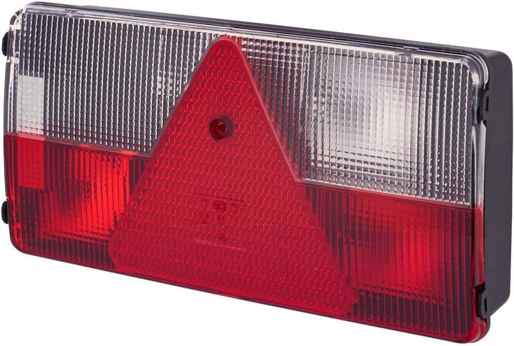 HELLA - Heckleuchte - Glühlampe - 12V - geschraubt/Anbau - Lichtscheibenfarbe: transparent - Stecker