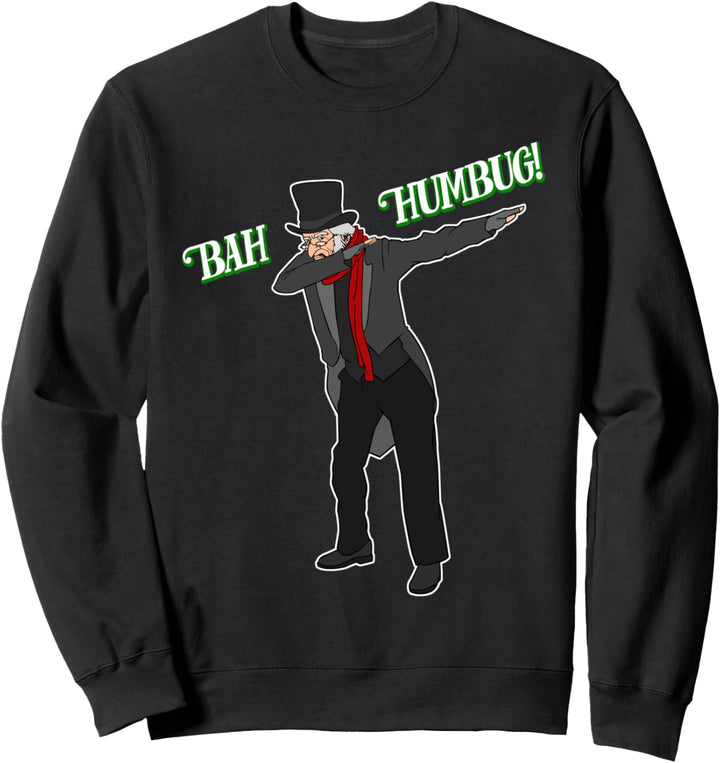 Tupfen Onkel Scrooge Weihnachtsgeschichte - Xmas Dab Bah Sweatshirt