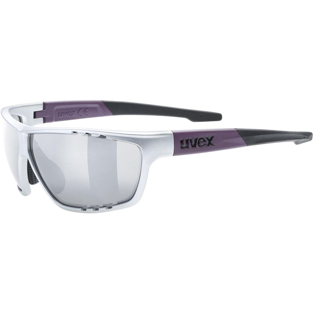 uvex Unisex – Erwachsene, sportstyle 706 Sportbrille Einheitsgrösse silver plum matt/silver, Einheit