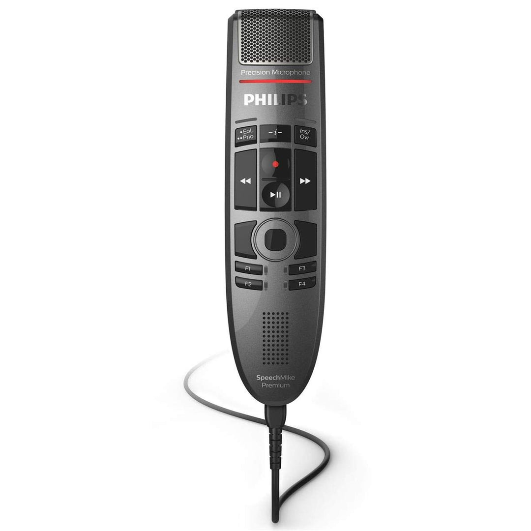 Philips SMP3700 SpeechMike Premium Touch, USB-Diktiermikrofon für kristallklare Aufnahmen und Beste