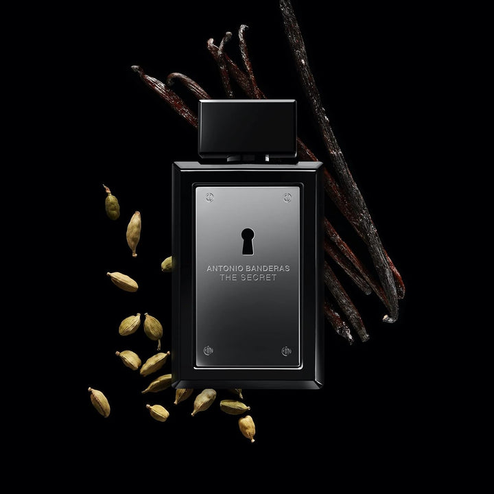 Antonio Banderas Perfumes - The Secret - Eau de Toilette Spray für Herren, Fruchtiger Lederduft - 20