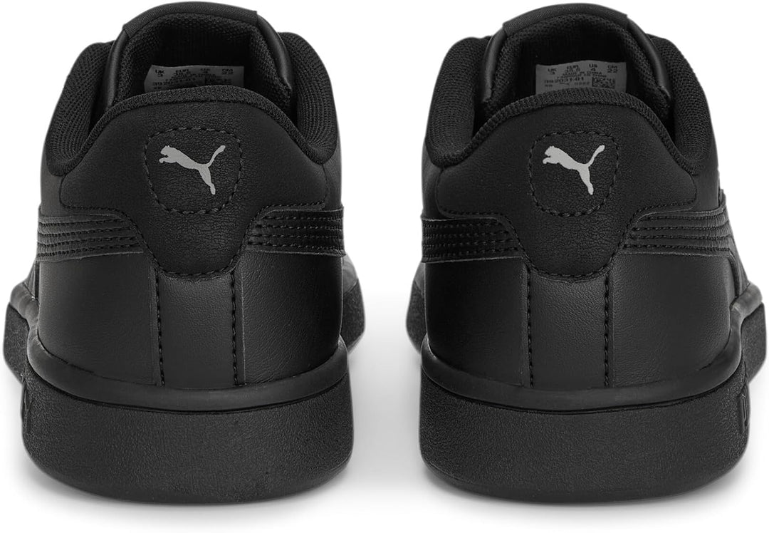 PUMA Unisex Kinder Smash 3.0 L Jr Sneaker 38.5 EU Puma Black Shadow Gray, 38.5 EU Puma Black Shadow