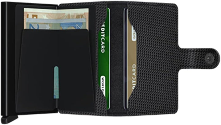 Secrid Geldbörse Miniwallet Carbon, Carbon Black