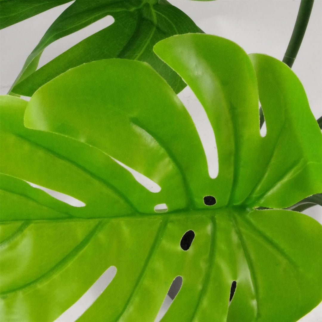 Leaf LEAF-7542 Kunstpflanze mit gedrehtem Stiel, Monstera-Ranke, 60 cm, 59 cm Monstera Vine 59 cm, M