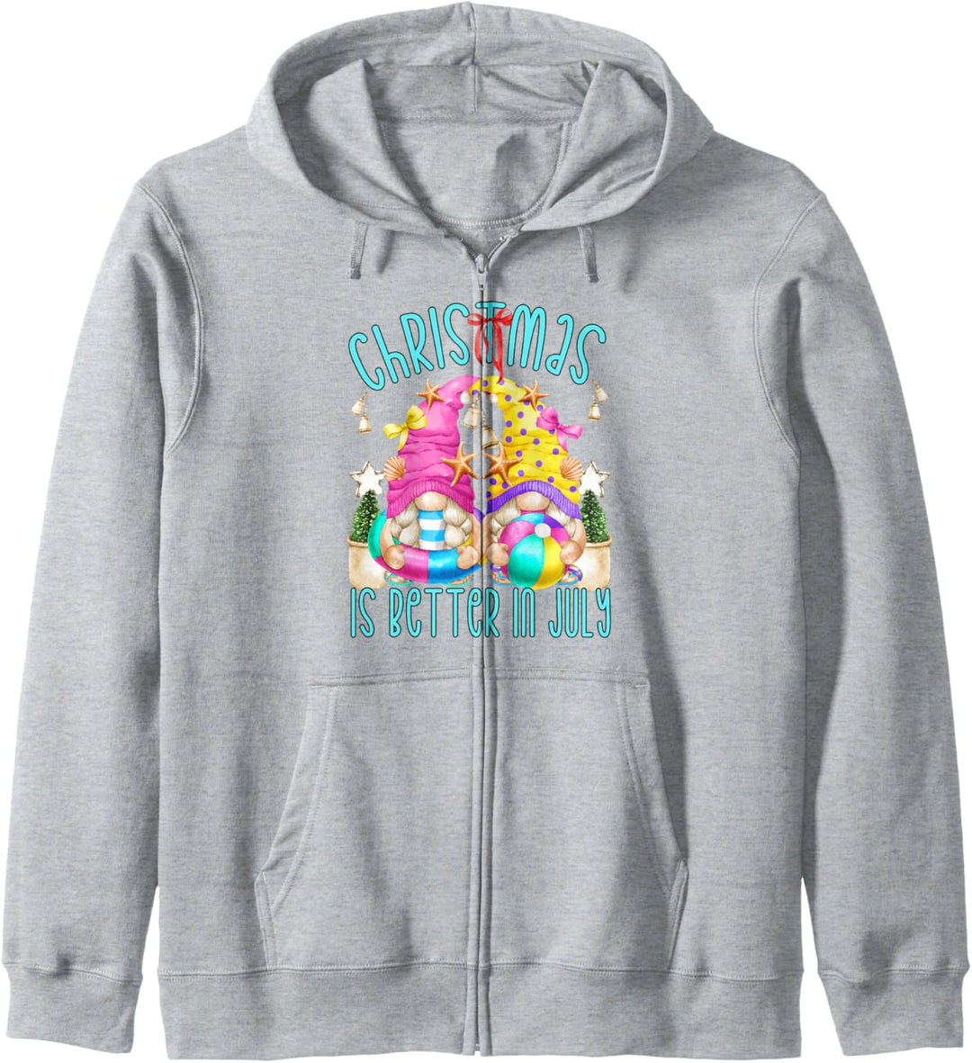 Life Is Better In Flip Flops Funny Christmas In Juli Zwerg Kapuzenjacke