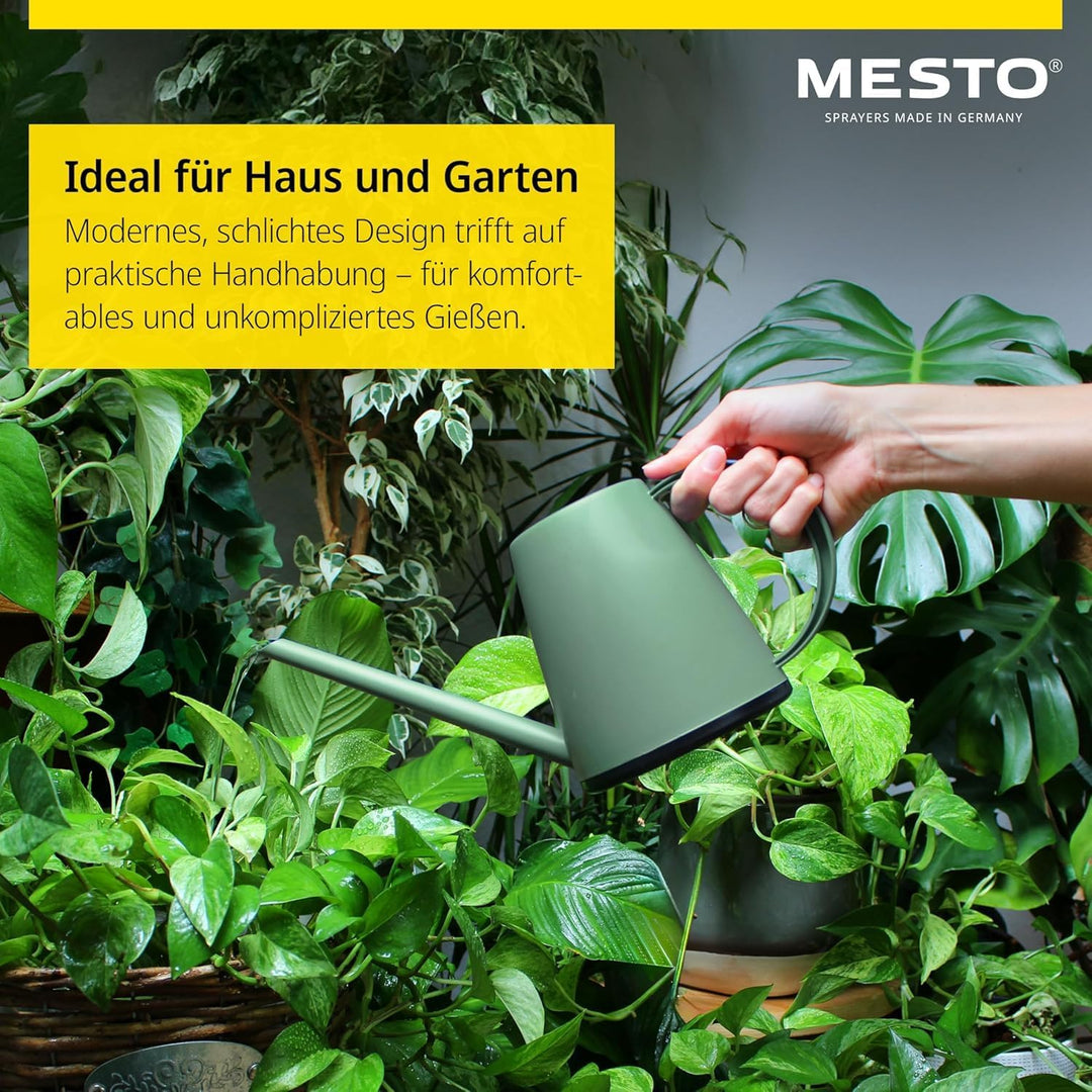 MESTO Giesskanne 1 L 1 Liter Giesskanne Grün, 1 Liter Giesskanne Grün