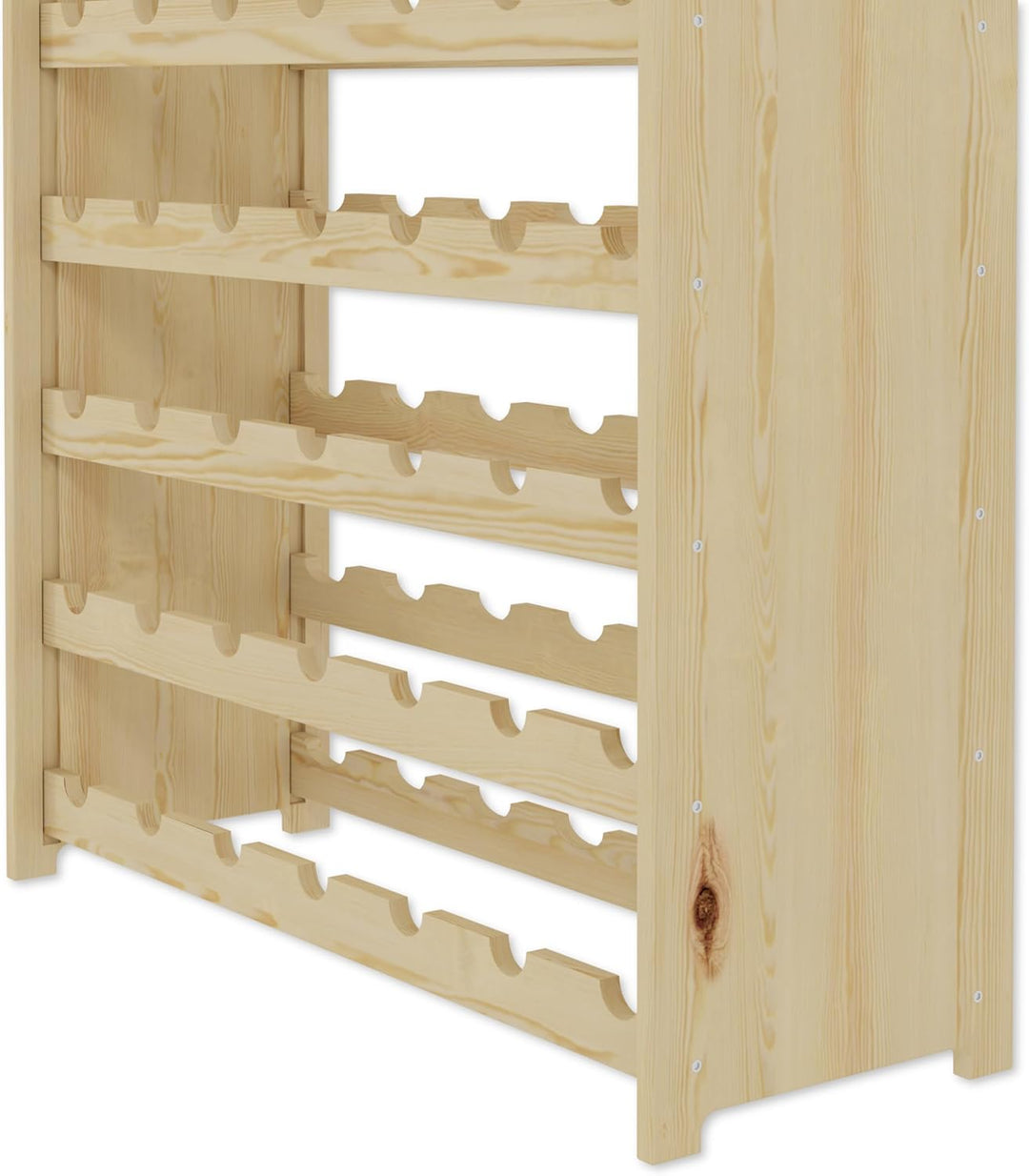 Lenmar, Wählen Sie Ihre Farbe, RW-3-63, Weinregal aus Holz, 118 x 72 x 26,5 cm, für 63 Flaschen, 9 l
