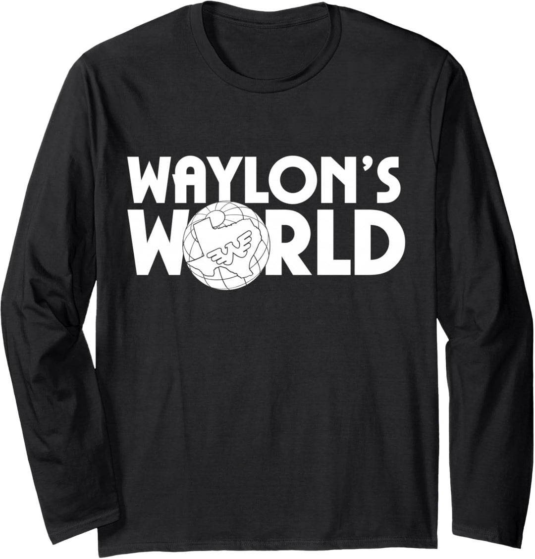 Waylon Jennings - Official Merchandise - Waylons World Langarmshirt