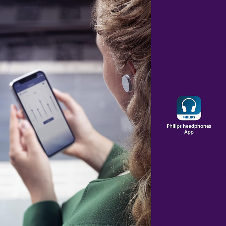 Philips Kabellose Kopfhörer, Noise Cancelling Pro, In Ear Kopfhörer mit Mikrofon und Touch Bedienung