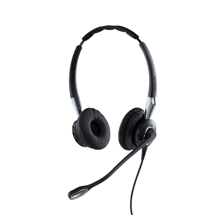 Jabra Q711383 Biz 2400 II Duo USB Call-Center-Kabel-HeadsetfürUC/Softphones/USB-Tischtelefone,Contro