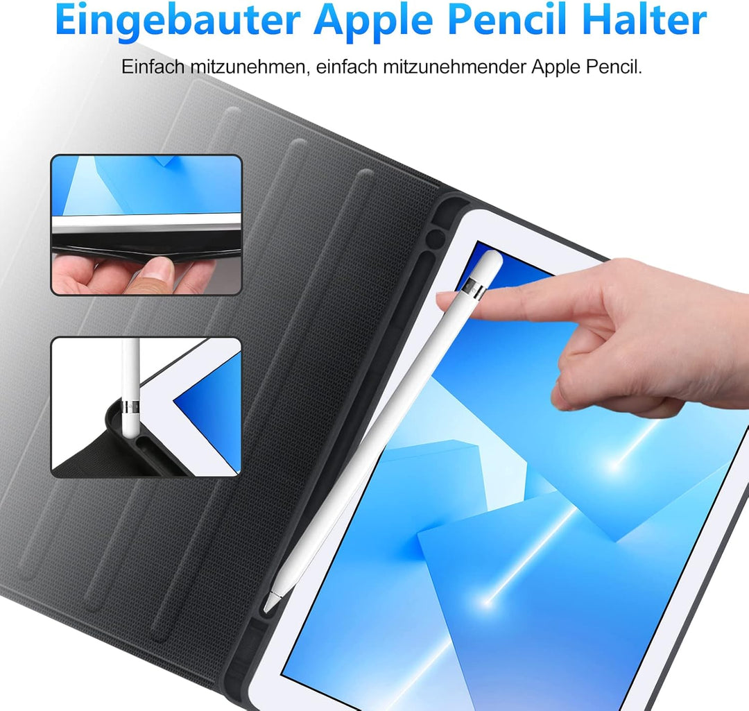 IVEOPPE iPad 6.Generation Hülle mit Tastatur, iPad Hülle mit Tastatur für iPad 6.Generation 2018/iPa