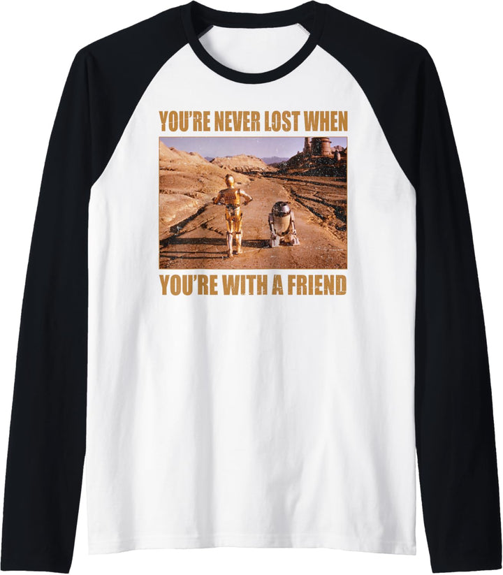 Star Wars Droid Friends Meme Raglan