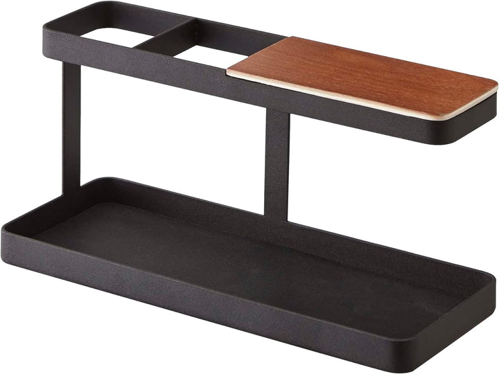 Yamazaki Tower Tisch-Organaizer, Stahl, Schwarz, One Size, Schwarz