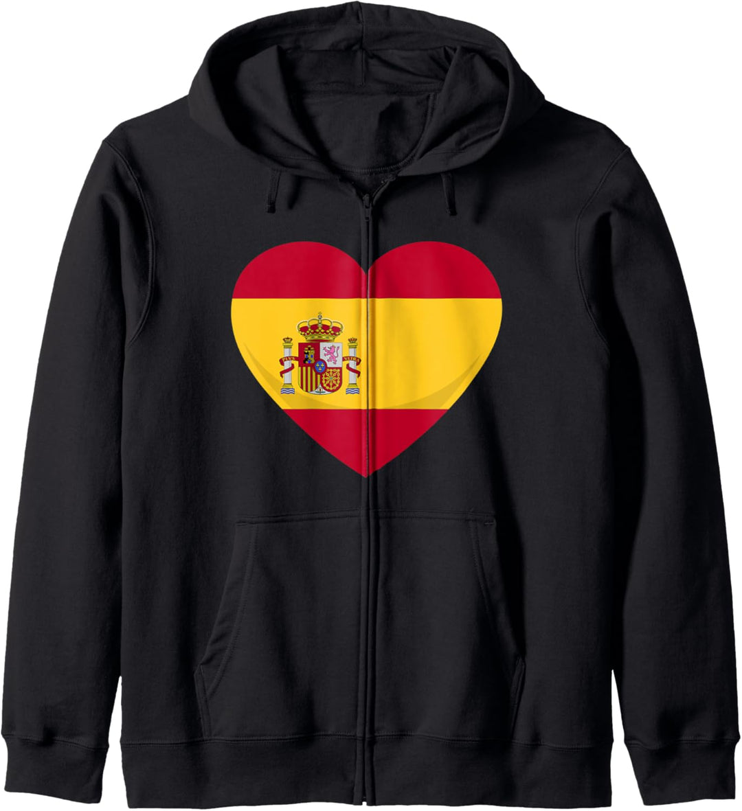Spanien Flagge Herz Spanisch España Geschenk Kapuzenjacke