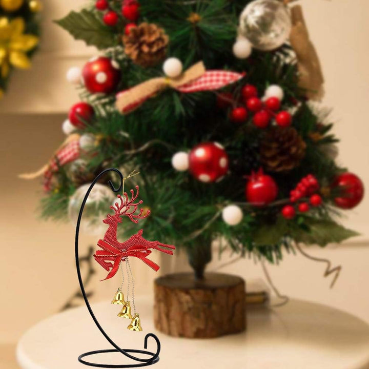 DaskFire Weihnachtsdekoration, Display-Ständer, 10 Stück, Eisen-Hängeständer, Regalhalter für Glasku