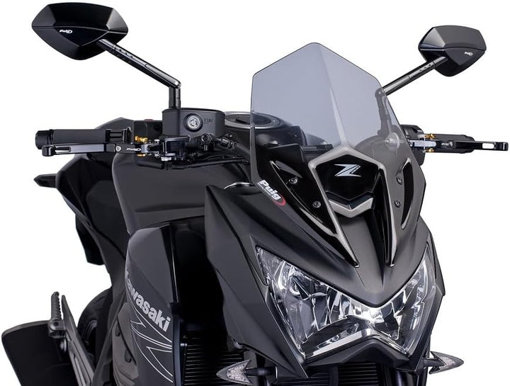 Puig 6401H Windschutzscheibe, Transparent/Rauchgrau Getönt, Getönt