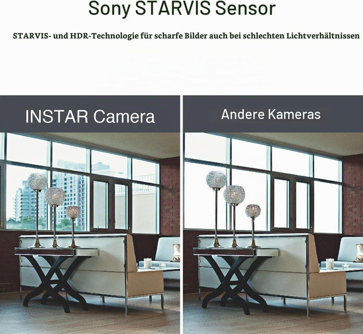 INSTAR IN-8401 2K+ Weiss - LAN/WLAN Überwachungskamera mit KI (AI) - IP Kamera - WPA3-2,4 und 5Ghz W