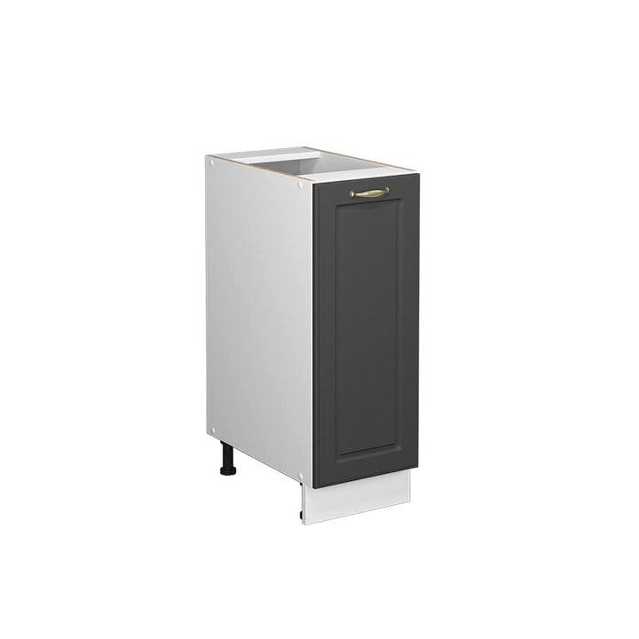 Vicco Apothekerschrank Fame-Line, Anthrazit-Gold/Weiss, 30 cm ohne Arbeitsplatte Anthrazit-gold Apot