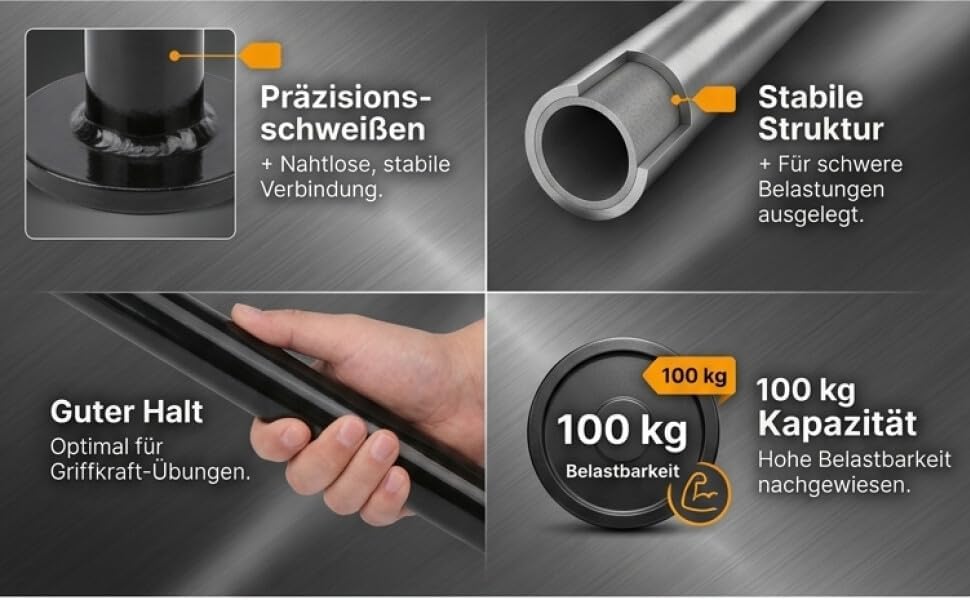 Alomejor Ladestift Fitness Barbell Slice Stützrahmen Edelstahl Freeweight Bar Ladestift Barbell Plat