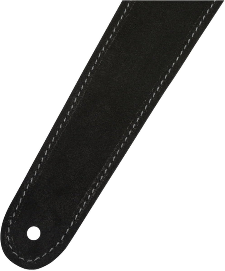 Fender© 2" Suede Strap, Black/Gray, Rev. Schwarzgrau, Schwarzgrau