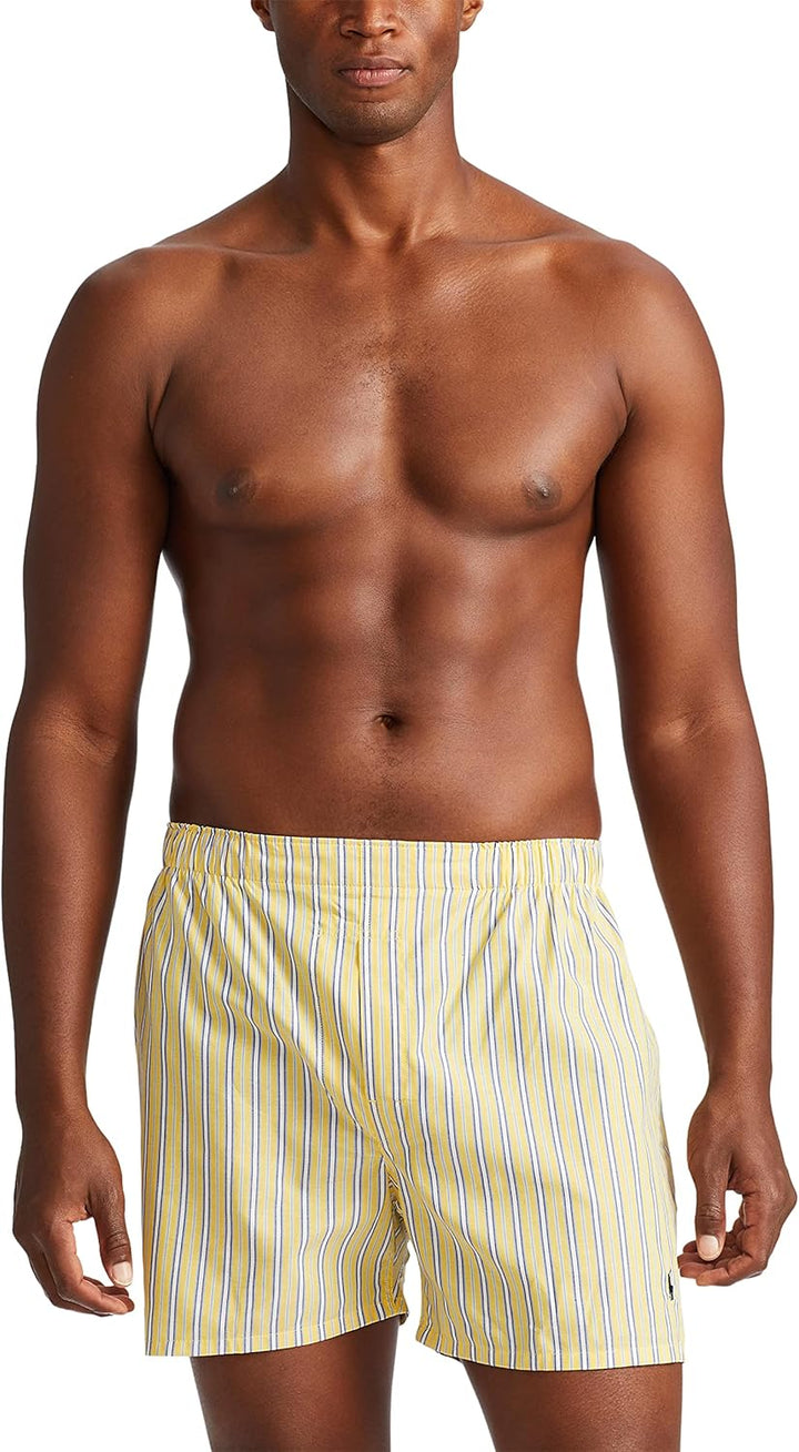 Polo Ralph Lauren Herren Baumwolle mit Klassischer Passform Boxershorts (3er Pack) L Rustic/Summer/H