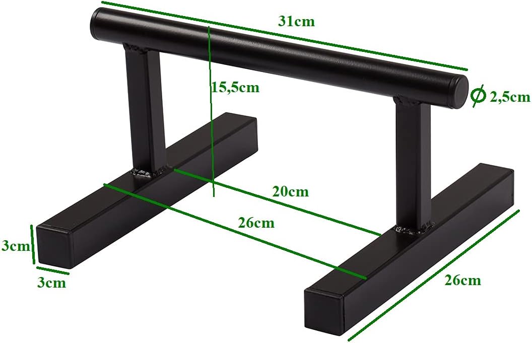 Parallettes Handstand Liegestützgriffe Minibarren Bodyweight Push-Up Fitness POM