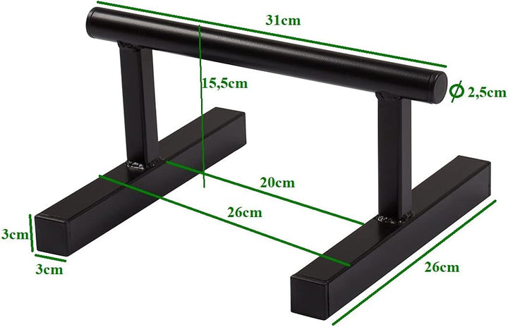 Parallettes Handstand Liegestützgriffe Minibarren Bodyweight Push-Up Fitness POM
