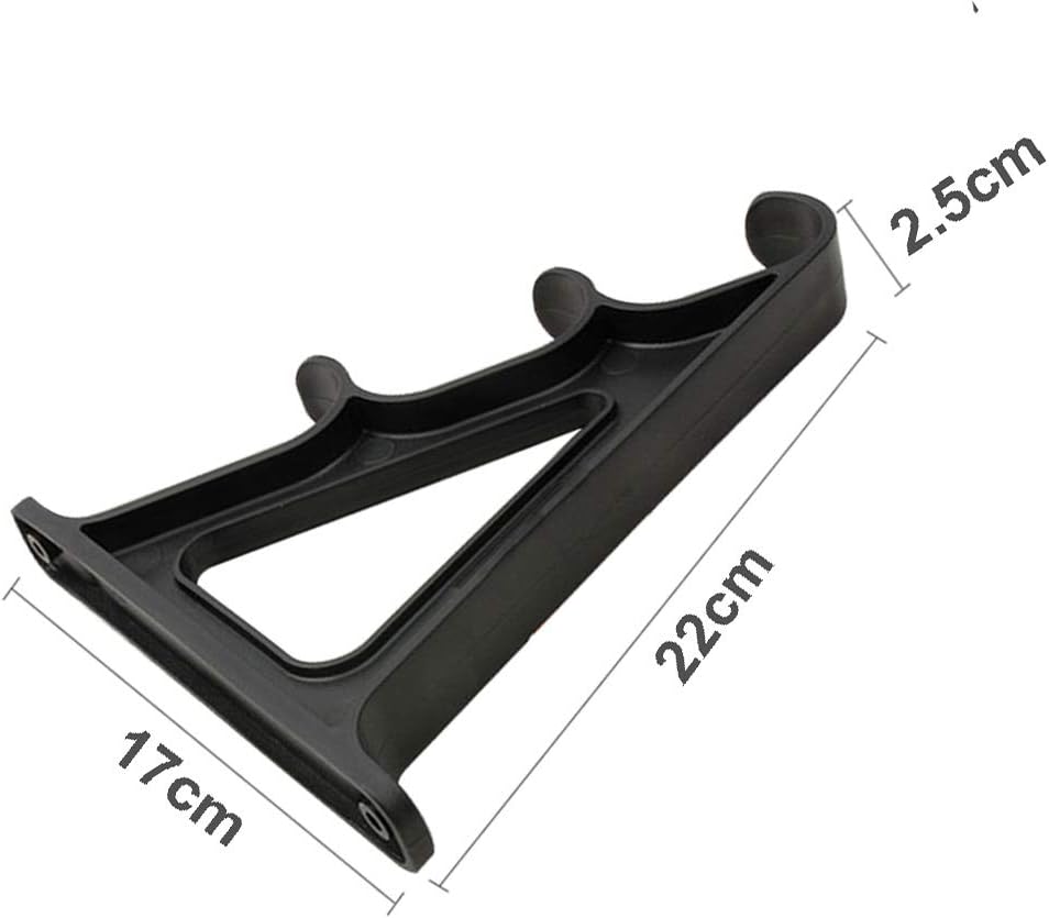 Croch Horizontal Wand Rutenhalter Rod Rack für 3 Angelruten 1 Paar, 1 Paar