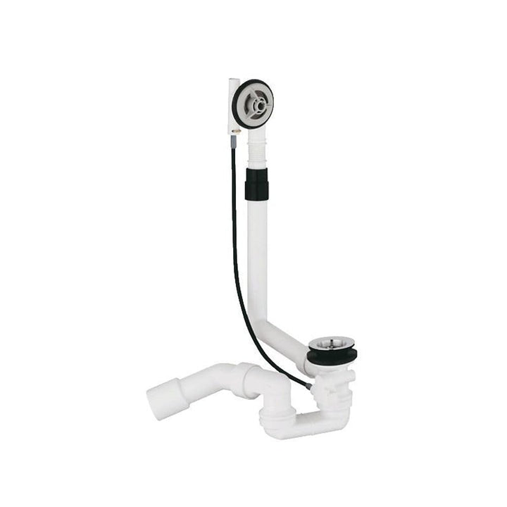 GROHE Wannen Ab- und Überlaufgarnitur Talento 28939 Unterbau für Normalwannen 28939000, Silber Für n