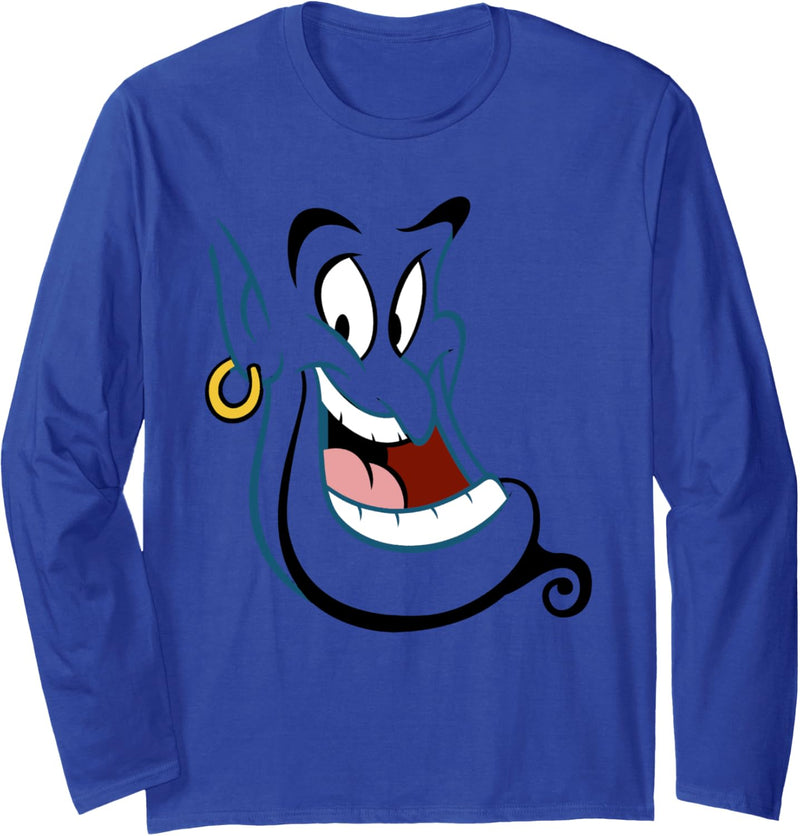 Disney Aladdin Genie Face Costume Langarmshirt