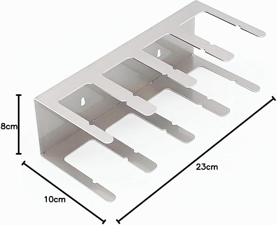 Gewürzregal Gewürzboard für Gewürzriesen u. Gewürzzwerge T08 aus Edelstahl Modern 1 - Pack, Modern 1