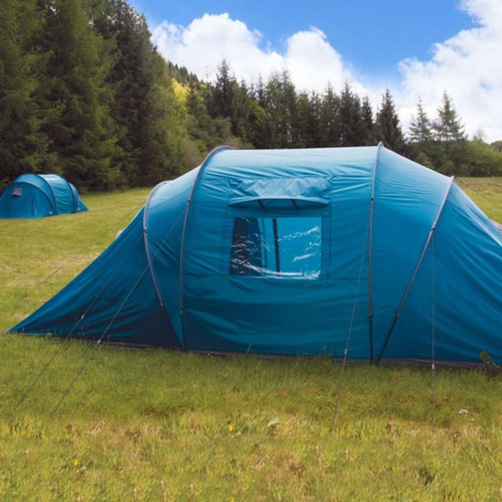 Highlander Cypress Zelt 6 Persons blaugrün, 6 Persons blaugrün
