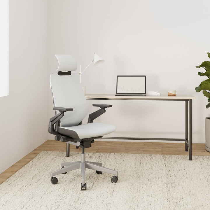 Steelcase Gesture Ergonomischer Bürostuhl mit 360° Armlehnen, 3D-Live Back Lumbalstütze, anpassbarer