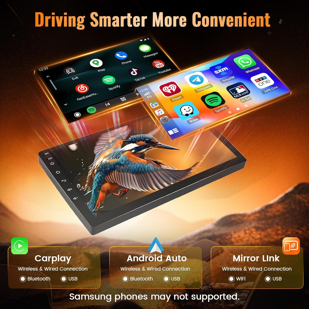 Hikity Qualcomm Snapdragon 8 Core 4+64G Android 15 Autoradio für Nissan Qashqai J10 2006-2013 Wirele