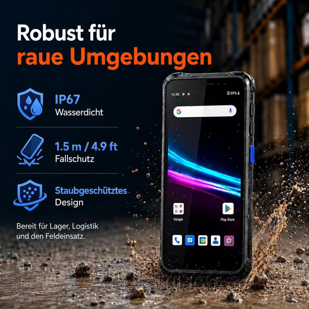 FARSET F20X PDA-Barcodescanner mit HW-N6603-Scanner-Engine, IP67 Handheld-Mobilcomputer für Inventur