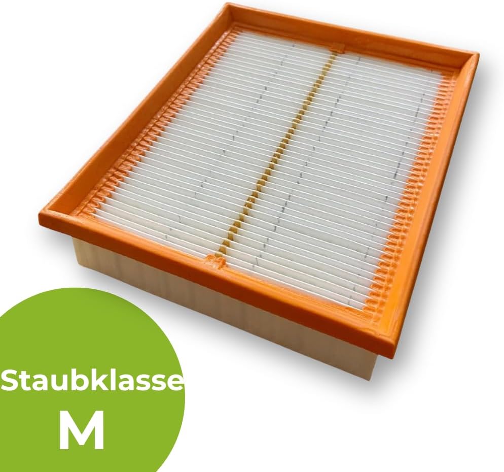 Set: 1 Filter + 10x Staubsaugerbeutel geeignet für Parkside - PPWD 30 A1 / PPWD30 B2 - "Made in Germ